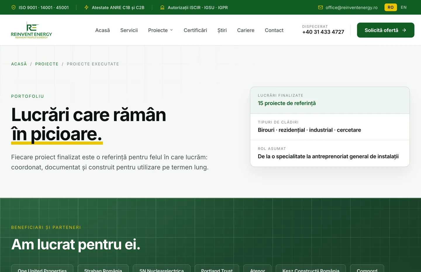 Lucrări care rămân în picioare